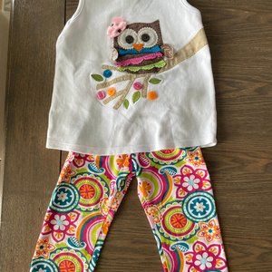 Mud Pie Owl outfit